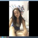 Dayana took off her pajamas on Omegle Show