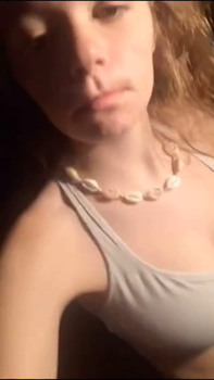 she is a omegle girl playing with her black dildo