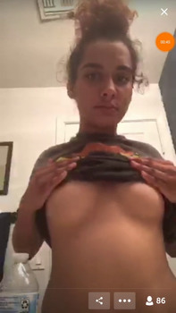 lovely young girl masturbated in JK white stockings