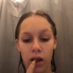 horny omegle girl fucks herself in the shower - Omegle Girls