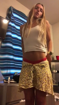 Omegle Teen Little shower tease - Omegle Girls