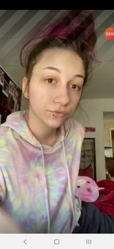 Love it when she send me videos playing with her kitty - Omegle Girls