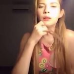 Fingering My Pussy After Hard Fuck and Squirting - Omegle Girls