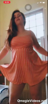 Playing with my big boobs again - Omegle Girls