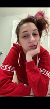 OnlyFans Teen whore doing good in shorts when boyfriend walks out to the store