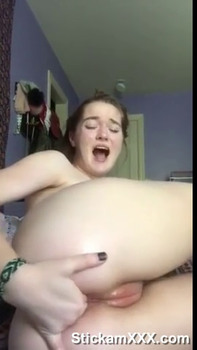 Stickam Slut Cums With Vibrator && Dildo In Two Minutes For You
