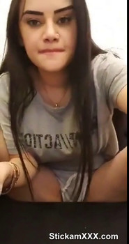 Hotwife Nikkay touches pussy in car - Skype Porn