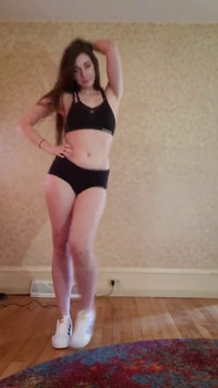 Having fun with my pet - Skype Girls