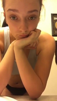 Snapchat blonde hottie Stevie Rae is fucking a big toy - Snapchat Girls