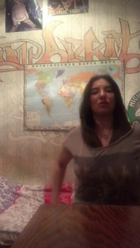 Girl Rides Dildo and Cums With a Toy - Omegle Videos