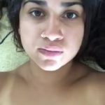 Teen schoolgirl uses toy on herself. Cute schoolgirl masturbating