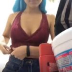 Playing with my wet pink pussy lips with 7inch dildo - Snapchat Girls