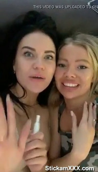 SHE JUST LOVES MY DILDO - Skype Porn