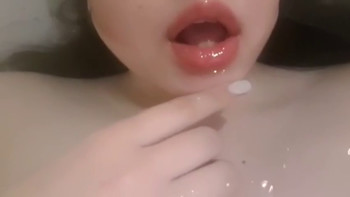 Dancing in my lil black Lingerie then cumming on my dildo - Omegle Videos