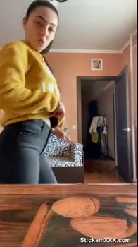 Luxury Skype model babe with big natural boobs fucks her wet - Skype Girls