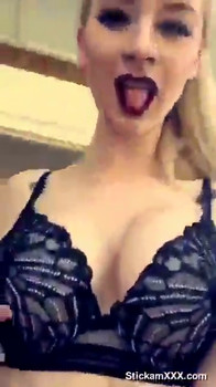 Youtube Daisy plays with her tits and pussy while cars pass