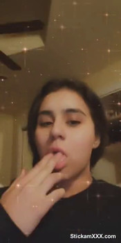 woman wearing transparency Omegle masturbating & orgasming with dildo