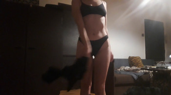 Maestra peluda me manda video masturbandose - Skype Porn