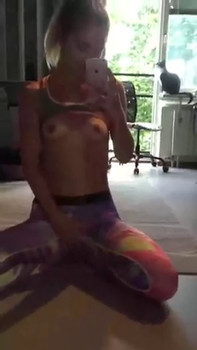 Stripped to my Thong Panty to get my nipple pierced - Omegle Girls