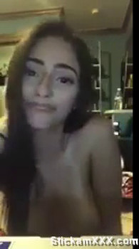 Fully Naked in a Park got Caught - Skype Porn