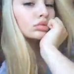 Stocking Hottie Dido Angel Puffs Her Skype Pussy Lips
