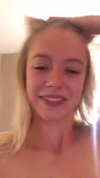 Bent Over the Bed and Skype Fucked, Multiple Angles!