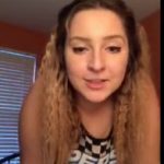 Solo girl, Scarlett Mae is riding a big sex toy - Skype Girls