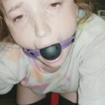 little blond cosplay Skype kitty sucks and fucks her machine