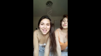 Panties in pussy. Bitch cums - Skype Girls