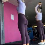 Just taking off my yoga pants and touching my pussy - Omegle Porn