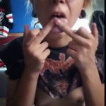 Bae bathroom quick at her friends house - Omegle Porn