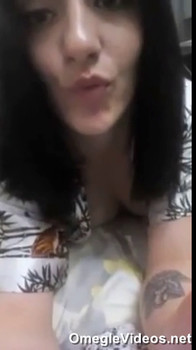 The cock went white from so much spitting - Omegle Girls