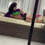 Virgin Omegle Porn pussy rides PAINFULLY dildo and squirts