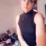 Stickam pussy teen trying put new 8inch jelly dildo