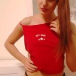 Angel Stuffs Her Panties Then Her Fist into Omegle Pussy