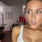 Masturbating with huge cucumber with cream pie Skype pussy