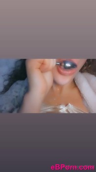 Stickam Fucking Giant Horse Dick Deep in Her Ass