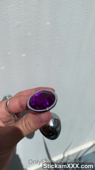 Omegle Girls Ass dildo playing closeup