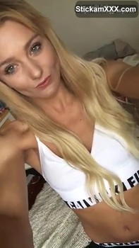 This Omegle wife can't get enough of her cream filled treat