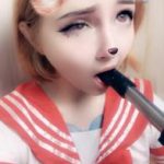 Stickam Kapree giving pleasure to herself