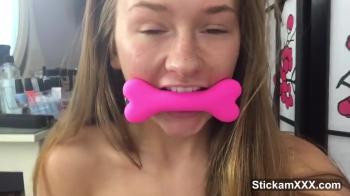 Get Ice in the Hotel Naked With Public OnlyFans Masturbation