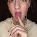 Omegle girl trying to cool off her tits and pussy with ice and cold water on Omegle show