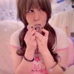 Omegle girl fucking her own pussy on Live with a glass dildo