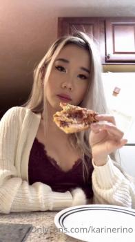 Naked Kitty with beautiful shaved pussy dancing in the kitchen