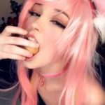 In the doggy pose, a small Omegle slut ends from the vibrator