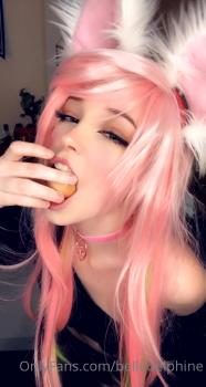 In the doggy pose, a small Omegle slut ends from the vibrator