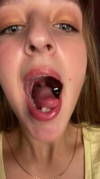 Solo Kitty brunette long hair Rita Lolly in bathroom masturbating