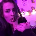 Trying my new Hitachi ended in Omegle orgasm