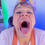 Omegle pussy dripping and squirting with Vibrator in ASS