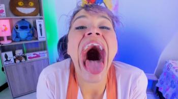 Omegle pussy dripping and squirting with Vibrator in ASS